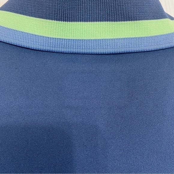 PGA Tour Pro Series Athletic Fit Golf Polo Short Sleeve Blue & Green Size XXL​ - Picture 4 of 8